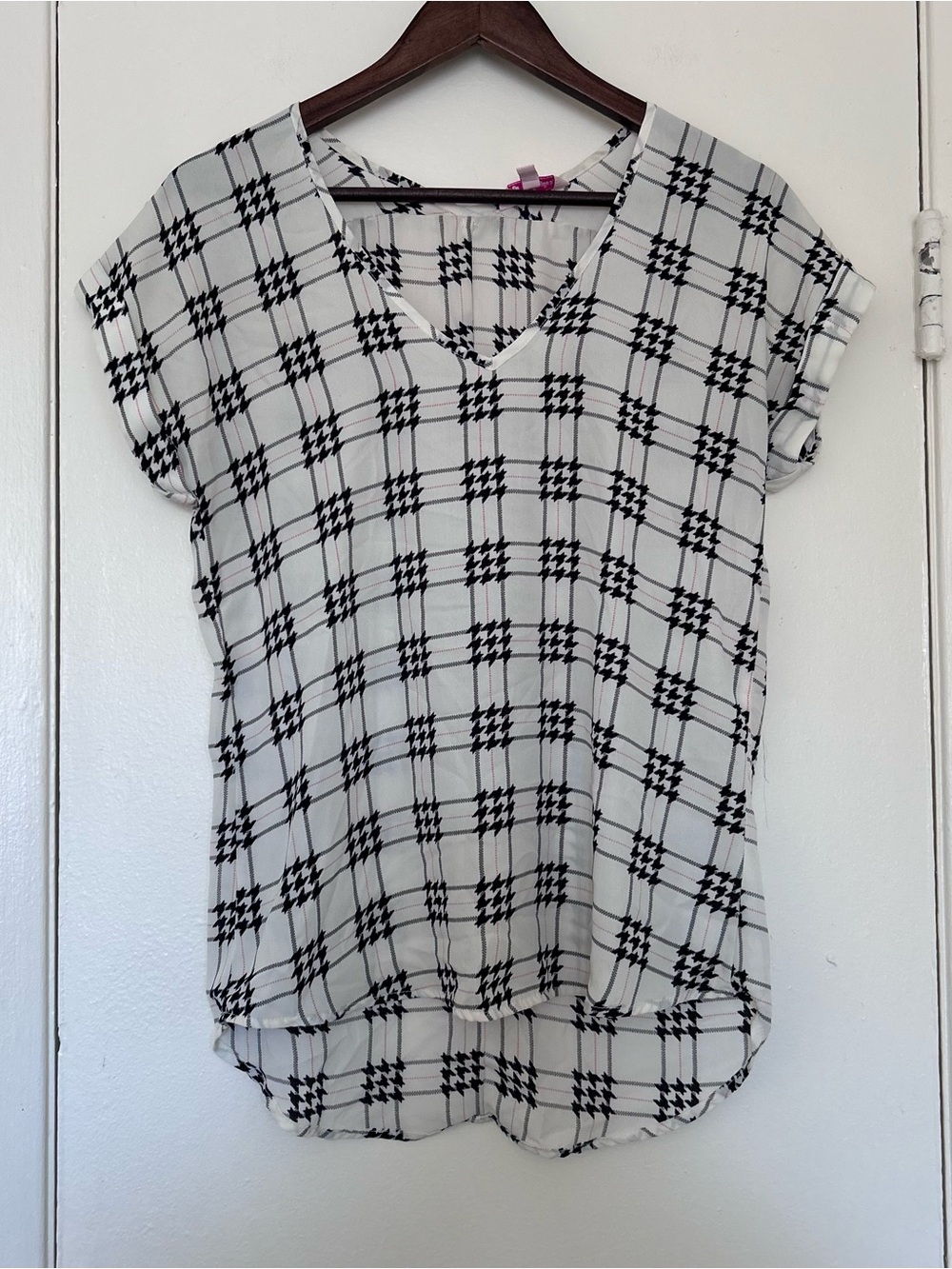 Candies Plaid Blouse